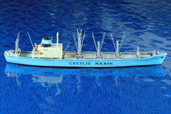 Cecilie Maersk -„Cecilie Maersk “Welt der Schiffsminiaturen 14h ,Maßstab 1:1250