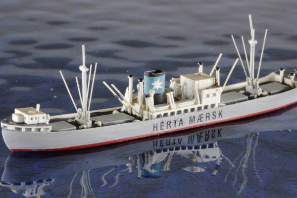 Herta Maersk,Welt der Schiffsminiaturen H LIZ 12a,Maßstab 1:1250
