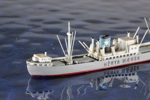 Herta Maersk,Welt der Schiffsminiaturen H LIZ 12a,Maßstab 1:1250