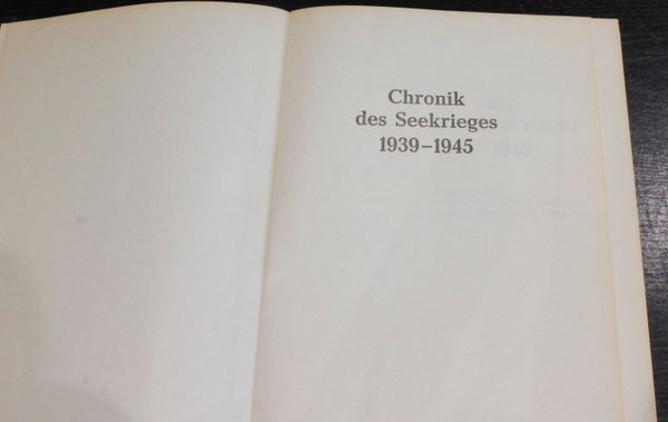 Chronik des Seekrieges 1939 1945 J.Rohwer
